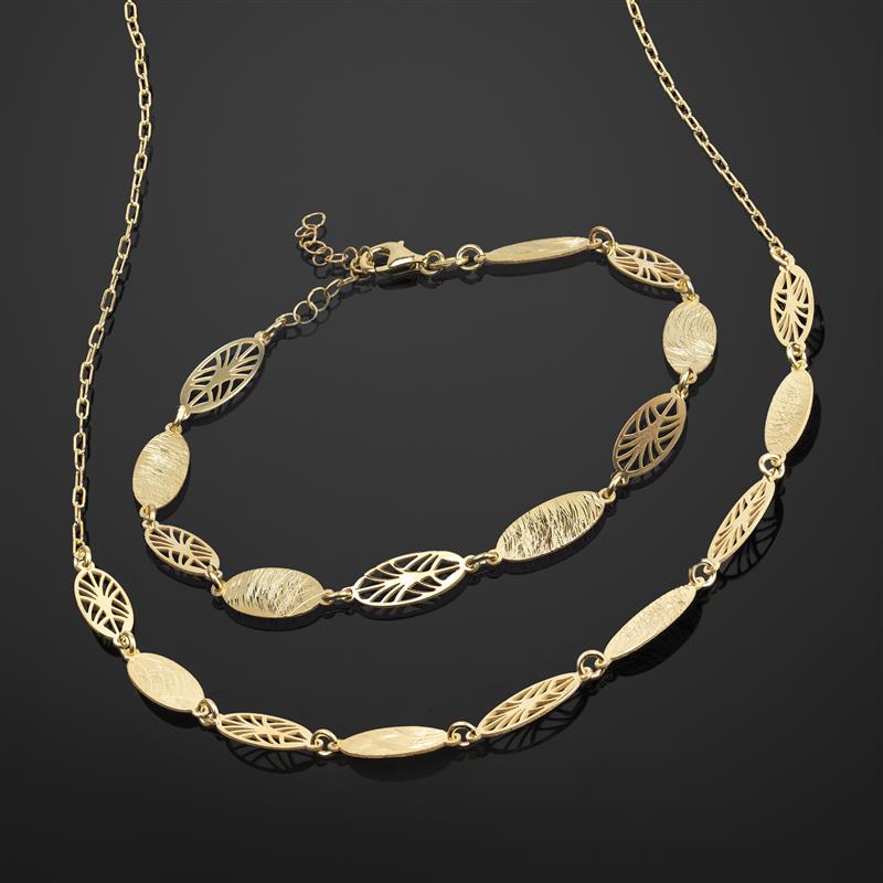 Italian Strand Bracelet and Single Strand Necklace